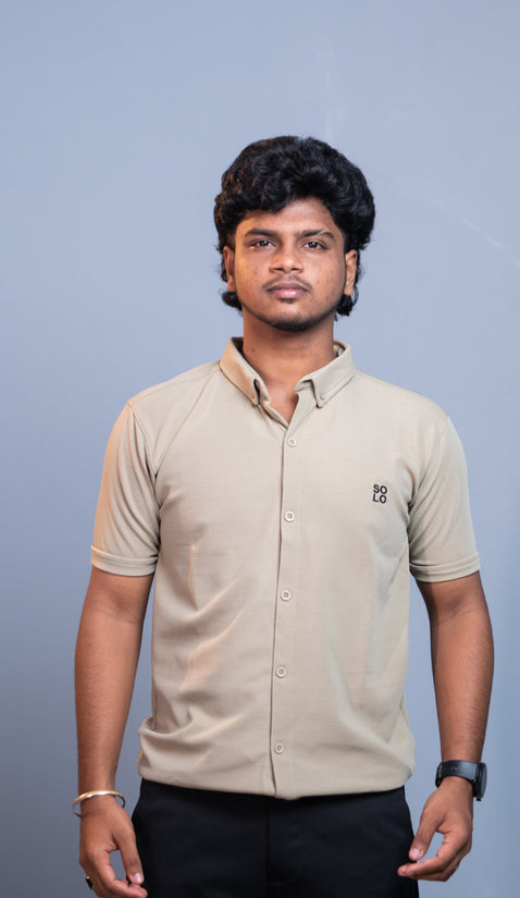 Half Sleeve 07 Lycra Shirt for Men - Sandle