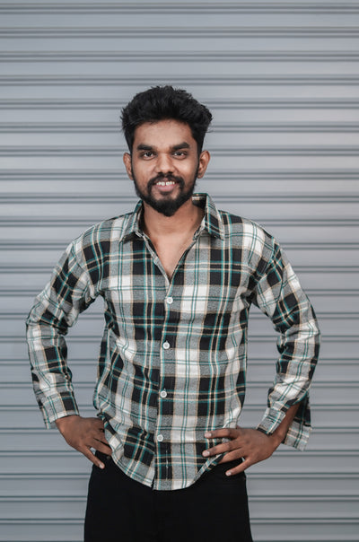 Men’s Baggy Shirt Full Sleeve Trendy Casual Wear- 67