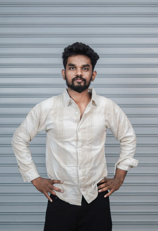 Men’s Baggy Shirt Full Sleeve Trendy Casual Wear- 68 – 7MAN Men's Fashion India