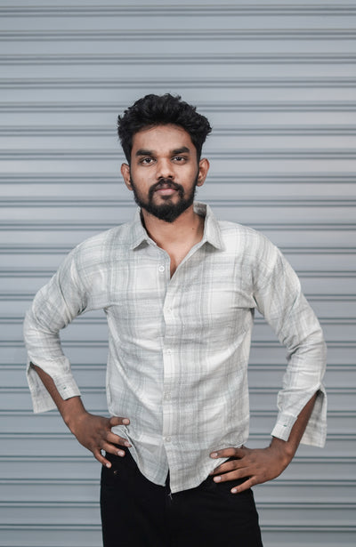 Men’s Baggy Shirt Full Sleeve Trendy Casual Wear- 69