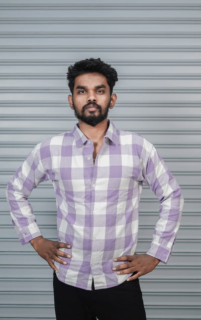 Men’s Baggy Shirt Full Sleeve Trendy Casual Wear- 70