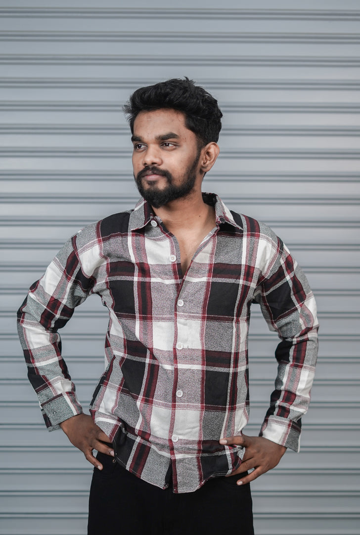 Men’s Baggy Shirt Full Sleeve Trendy Casual Wear- 71