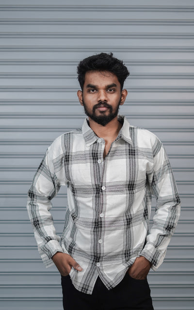 Men’s Baggy Shirt Full Sleeve Trendy Casual Wear- 72