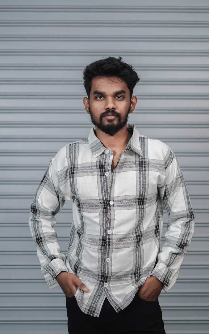 Men’s Baggy Shirt Full Sleeve Trendy Casual Wear- 72