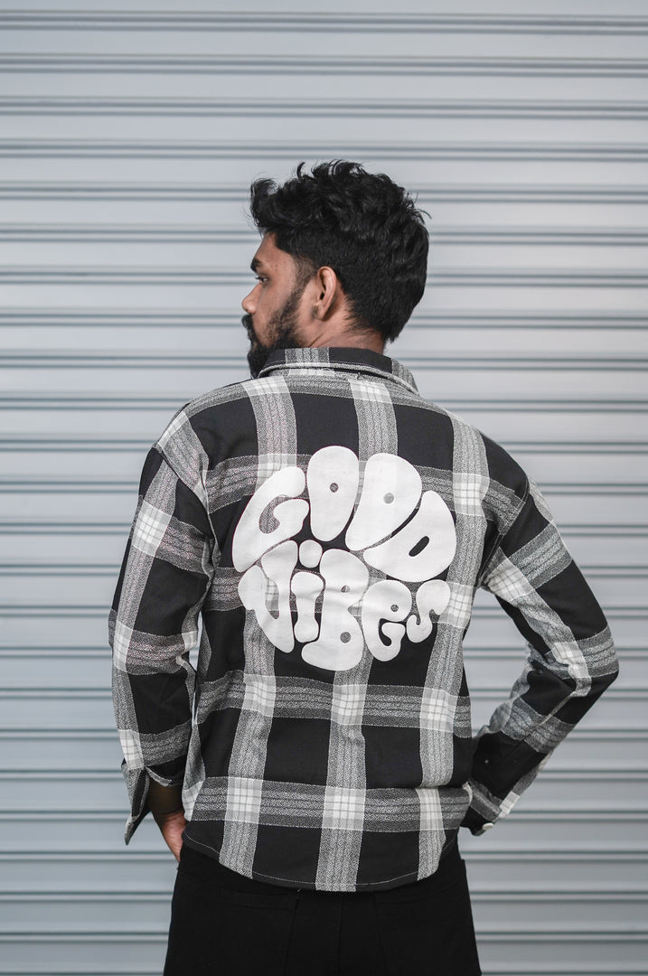 Men’s Baggy Shirt Full Sleeve Trendy Casual Wear- 73