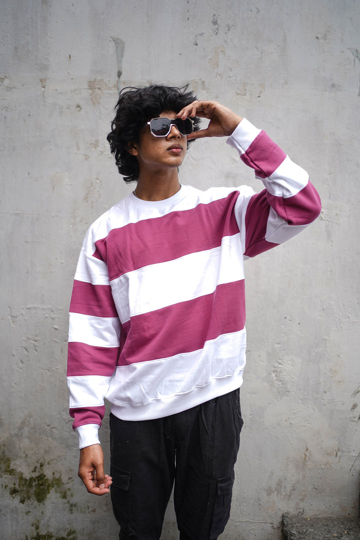 CUTTENS FULL SLEEVE TSHIRT -DARK PINK