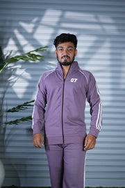 Premium Co-Ord Set for Men | Comfortable Track Jacket & Pants - Lavender