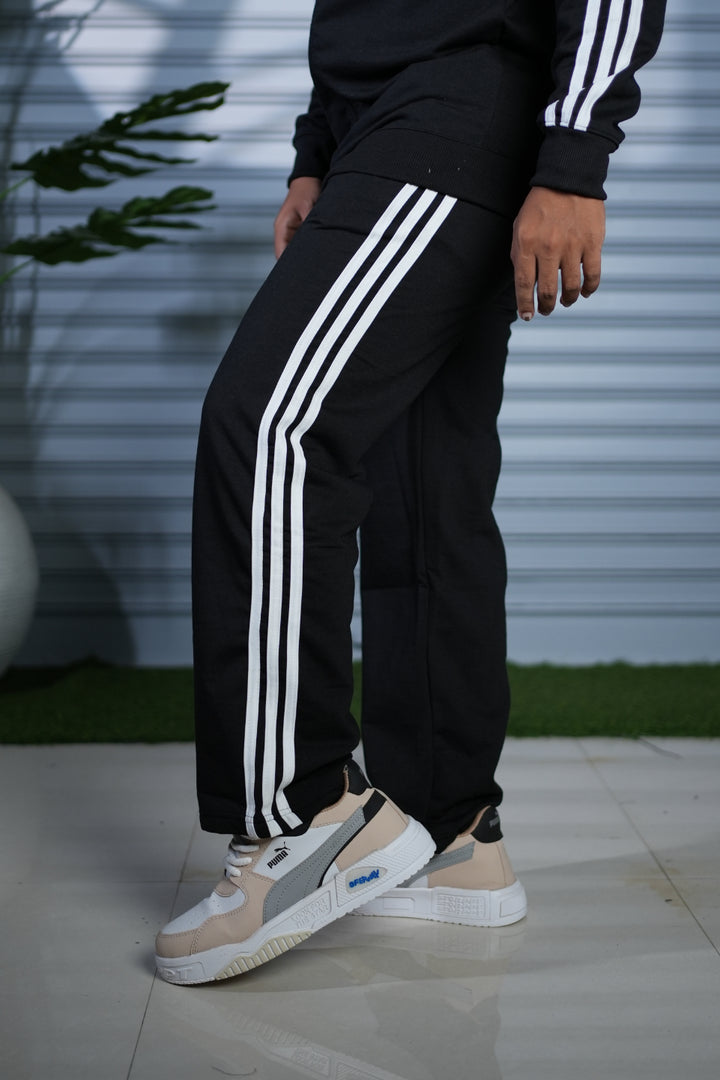 Premium Co-Ord Set for Men | Comfortable Track Jacket & Pants - Black
