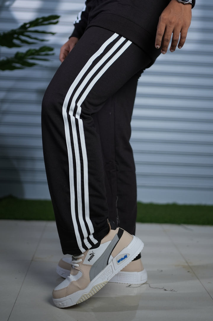 Premium Co-Ord Set for Men | Comfortable Track Jacket & Pants - Black