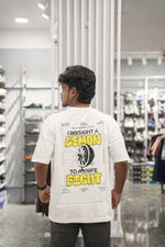 Load image into Gallery viewer, Five Sleeve Round Neck LEMON Printed Mens Tshirt - White-7 Man
