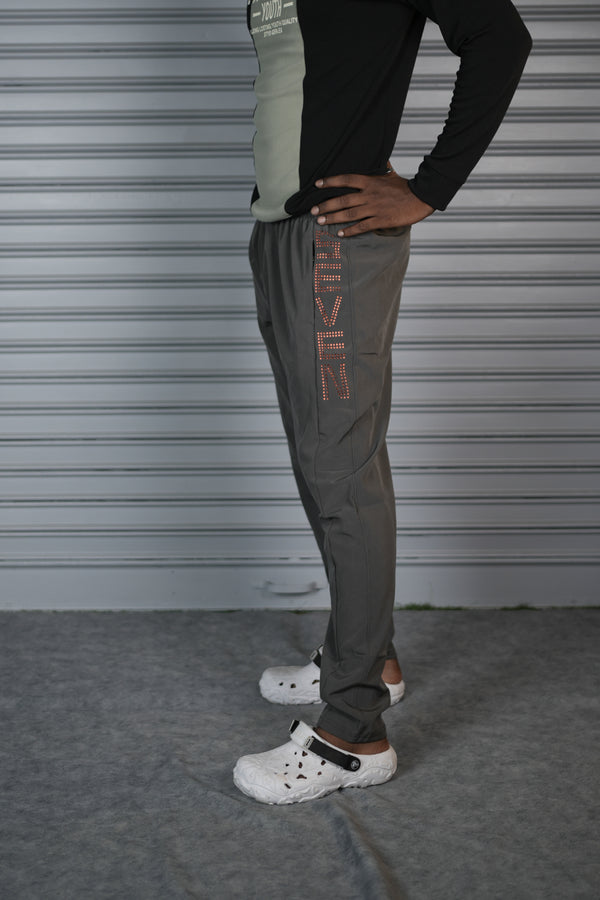 Men's Premium NS Laser Cut Track Pant  | Comfortable Sports Joggers - Dark Grey