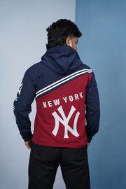 Skull Graphic Full Sleeve Hoodie for Men | Streetwear Pullover - Red