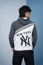 Skull Graphic Full Sleeve Hoodie for Men | Streetwear Pullover - Ash