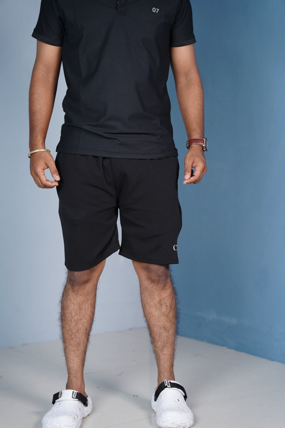 07 Men’s Casual Shorts | Lightweight Daily Wear - Black