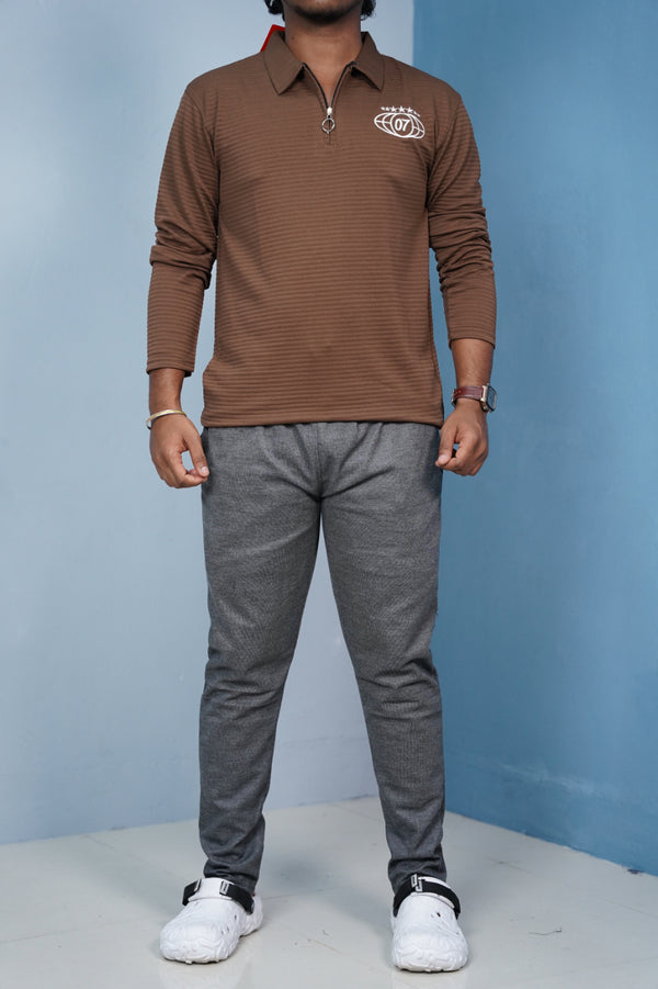Men’s Slim Fit Jogger Pants | Stretch Casual Track Pants-Dark Grey