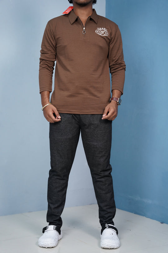 Men’s Slim Fit Jogger Pants | Stretch Casual Track Pants-Black