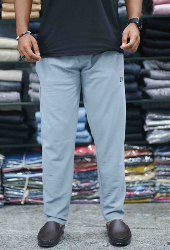 Men's Ottaman Track Pants | 07 Branded Slim Fit Joggers for Daily & Casual Wear - Ash