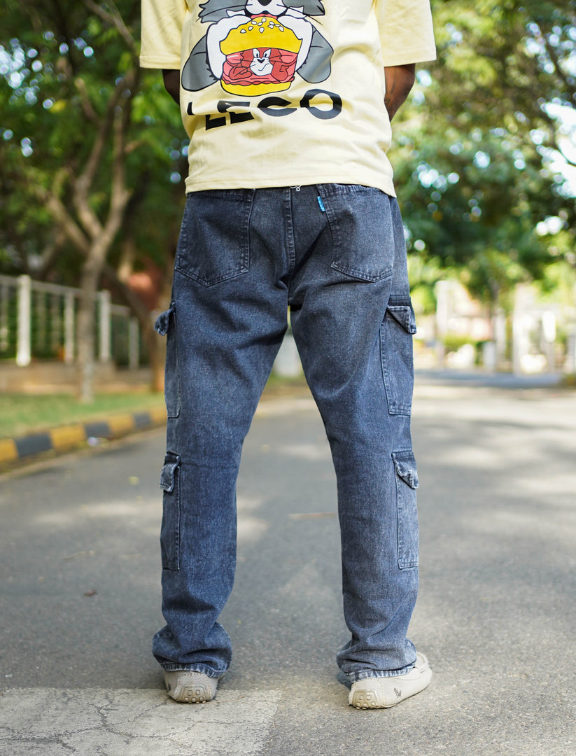 TRENDY JEAN BAGGY COLLECTIONS FOR MEN'S-BLACK