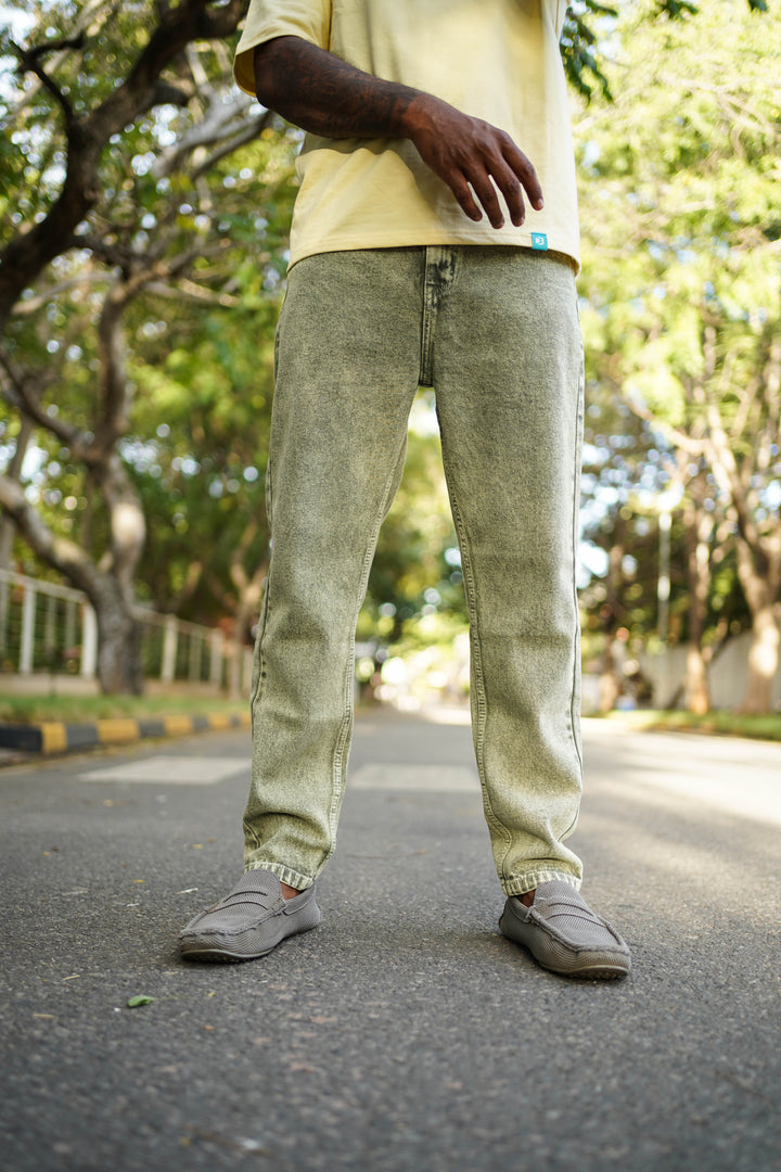 TRENDY JEAN BAGGY COLLECTIONS FOR MEN'S-GREEN