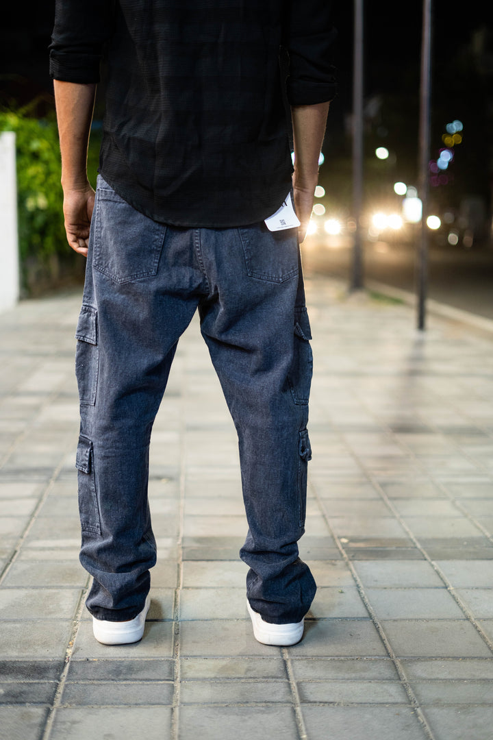 TRENDY JEAN BAGGY PANT FOR MEN'S-JEAN BLUE