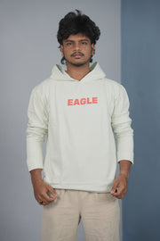 Unisex EAGLE Printed Hoodie for Men & Women | Oversized Streetwear - Mint Green