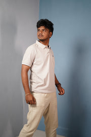 Men’s Half Sleeve Polo T-Shirt Slim Fit Casual Cotton Style - Sandle