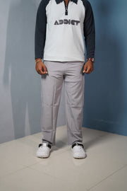 Mens 07 NS Track Pants – Slim Fit Gym & Sportswear Joggers - Ash