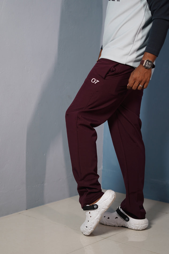 Mens 07 NS Track Pant – Slim Fit Gym & Sportswear Joggers - Grape Shade