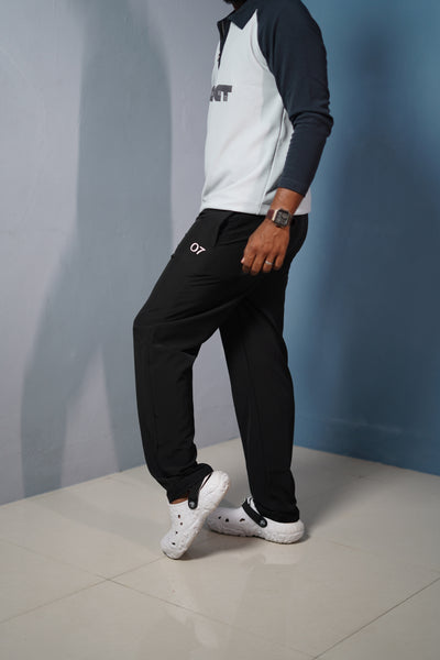 Mens 07 NS Track Pants – Slim Fit Gym & Sportswear Joggers - Black