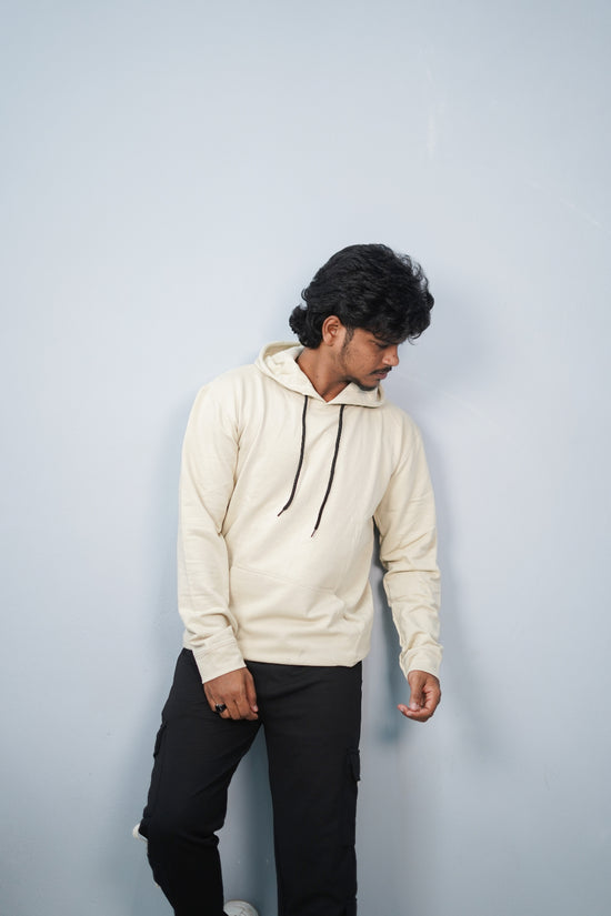 Unisex Full Sleeve Plain Pocket Hoodie | Oversized Winter Wear - Sandle