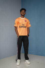 Five Sleeve Round Neck Fly Emirates Printed Tshirt for men - Yellow-Shirt & Pant Combo-7 Man