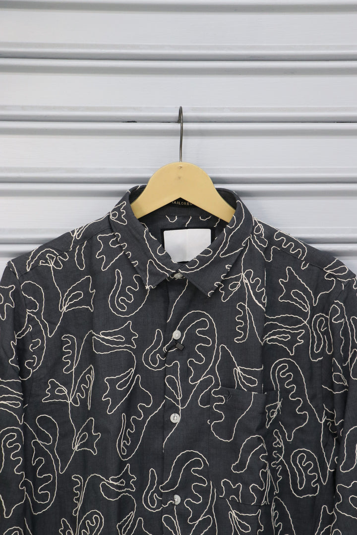 Men's Abstract Printed Full Sleeve Casual Shirt | Premium Cotton Blend - Blue