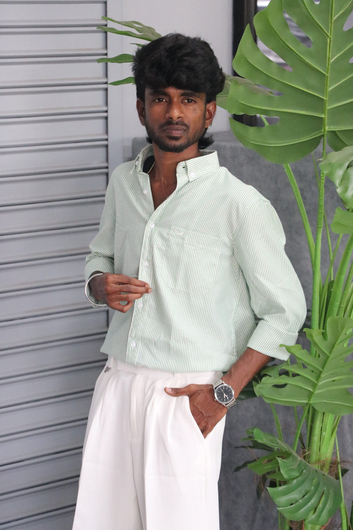 Trendy OLD MONEY STRIPED Full Sleeve Shirt | Premium Casual Wear Shirt - 4