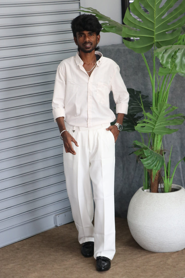 Trendy OLD MONEY STRIPED Full Sleeve Shirt | Premium Casual Wear Shirt - 6