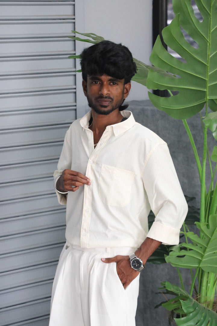 Trendy OLD MONEY STRIPED Full Sleeve Shirt | Premium Casual Wear Shirt - 9