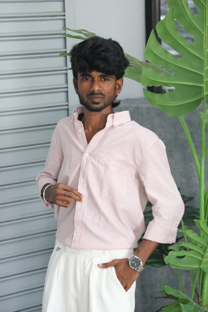 Trendy OLD MONEY STRIPED Full Sleeve Shirt | Premium Casual Wear Shirt - 10