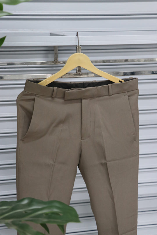 Men’s Premium Polo Fit Pants | Formal & Casual Slim Fit Bottom Wear - 4 – alternate view – 7MAN India