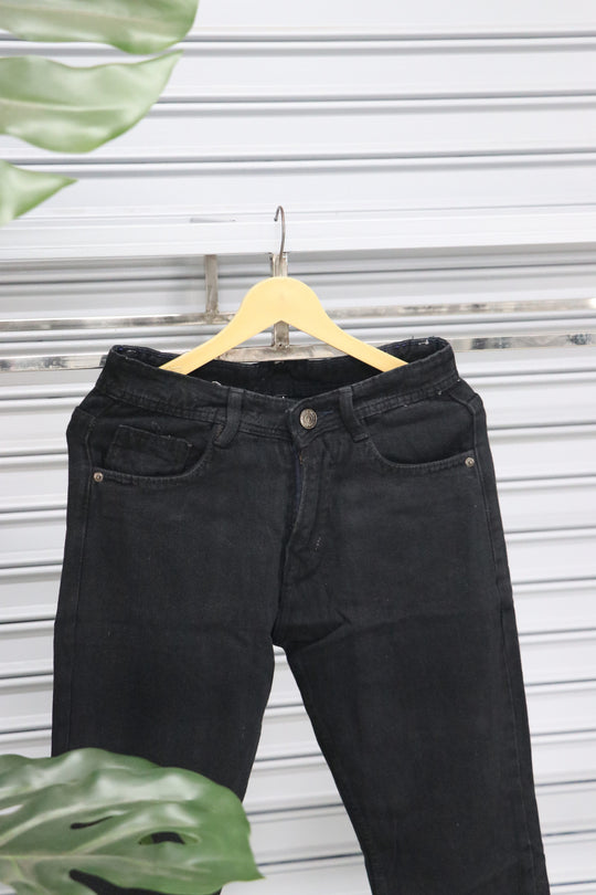 Men’s Premium MOM FIT JEAN | Casual Bottom Wear - Black – alternate view – 7MAN India