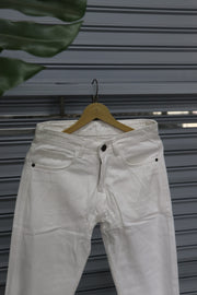 Men’s Premium MOM FIT JEAN | Casual Bottom Wear - WHITE