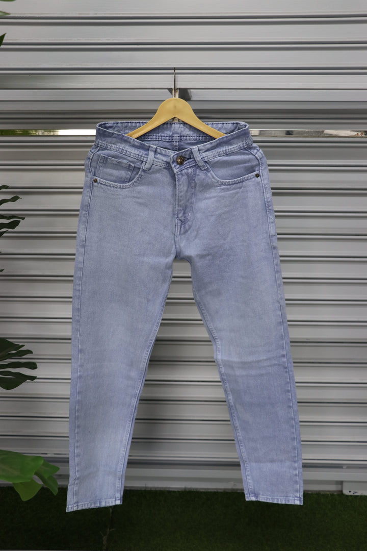 Men’s Premium MOM FIT JEAN | Casual Bottom Wear - ICE BLUE