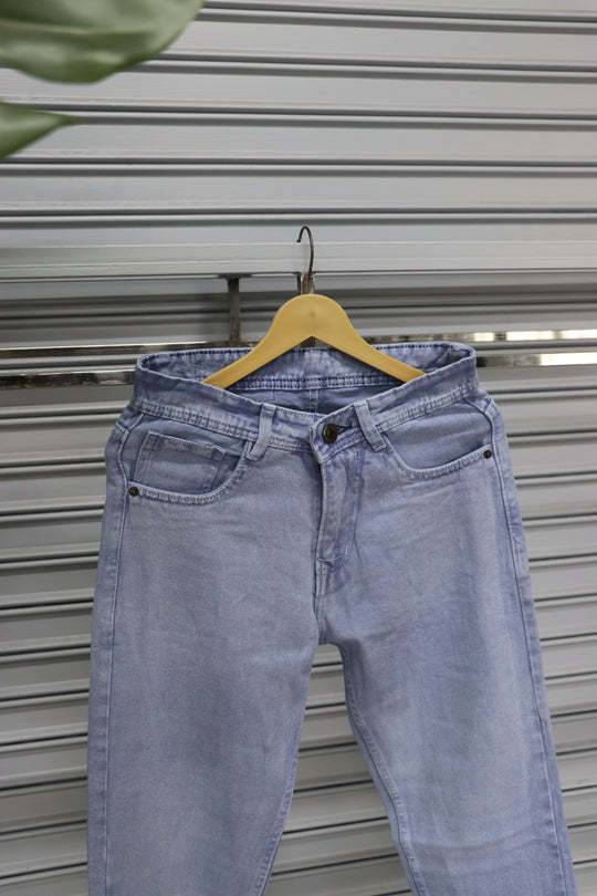 Men’s Premium MOM FIT JEAN | Casual Bottom Wear - ICE BLUE – alternate view – 7MAN India
