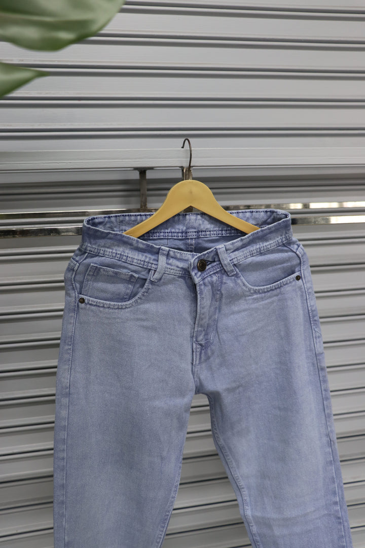 Men’s Premium MOM FIT JEAN | Casual Bottom Wear - ICE BLUE