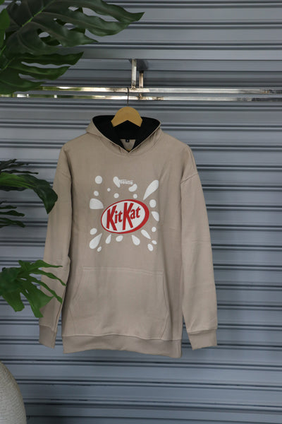 Men's Hoodie – Premium Full Sleeve KitKat Hoodie Sweatshirt - Sandle