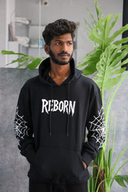 Reborn Spider Full Sleeve Graphic Hoodie for Men – Black