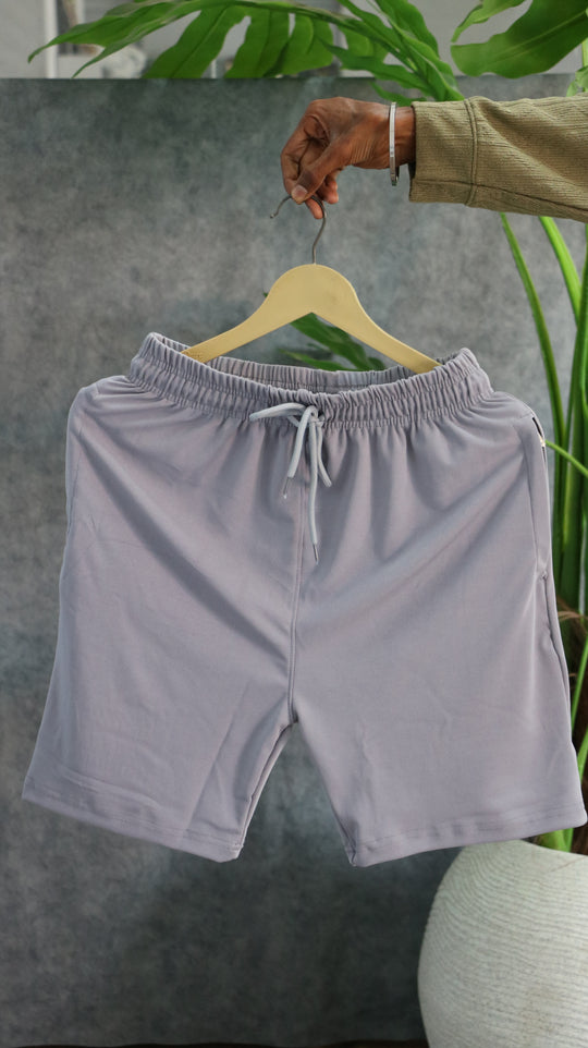 Men's 4-Way Stretch Athletic Shorts | Drawstring Activewear - Ash – 7MAN Men's Fashion India
