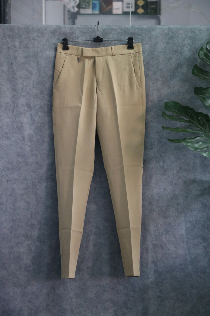 Men's Slim Fit Formal & Casual Stretchable Polo Pant - 1
