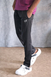Buy Men's Casual 4 Way Lycra Track Pant - Black
