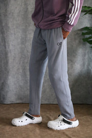 ATTRACTIVE MEN'S POPCORN TRACK PANT-ASH