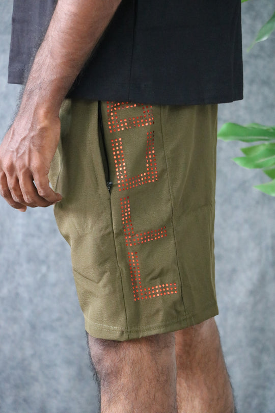 Daily Wear Trendy Mens NS Laser Cut Printed Trouser & Shorts - Brown – 7MAN Men's Fashion India