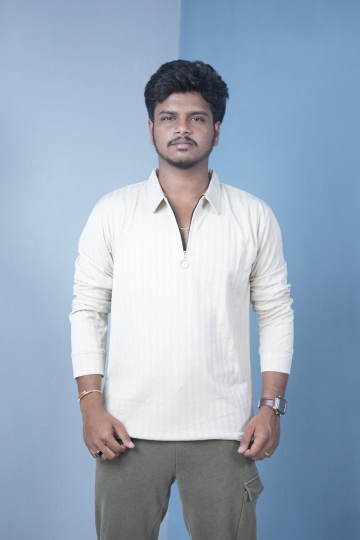 Men’s Full Sleeve Polo T-Shirt – Summer Trend Slim Fit Wear-Sandle